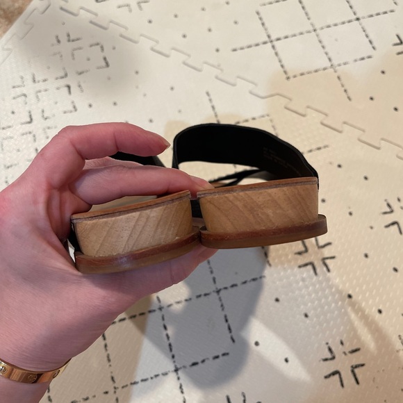 Dolce Vita Paci Faux Leather Wedge Strap Sandals, Black, 8M - Picture 4 of 6